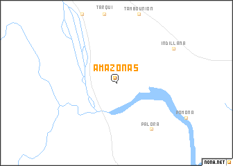 map of Amazonas