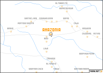 map of Amazônia