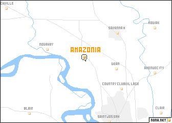 map of Amazonia