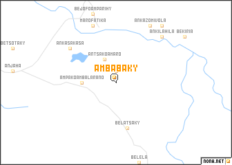 map of Ambabaky