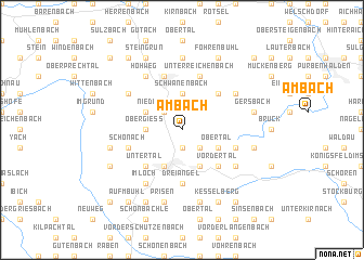 map of Am Bach