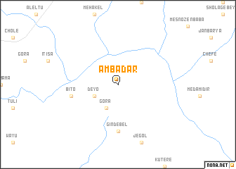 map of Āmba Dar