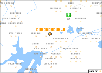 map of Ambagahawela