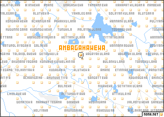 map of Ambagahawewa