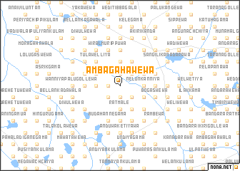 map of Ambagahawewa