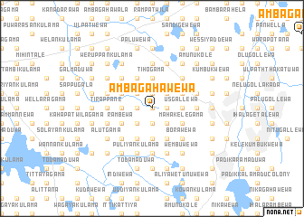 map of Ambagahawewa