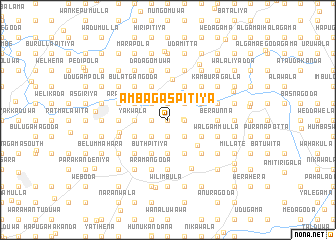 map of Ambagaspitiya
