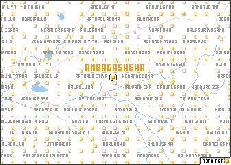 map of Ambagaswewa