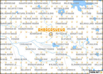 map of Ambagaswewa