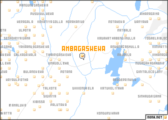 map of Ambagaswewa