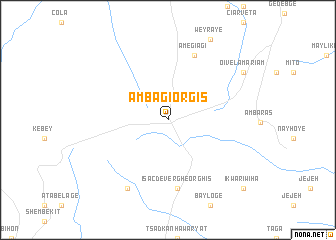 map of Amba Giorgis