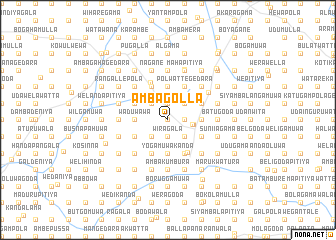 map of Ambagolla