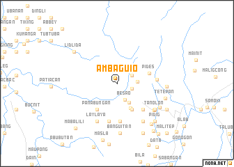 map of Ambaguio