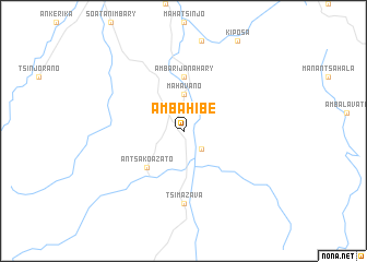 map of Ambahibe