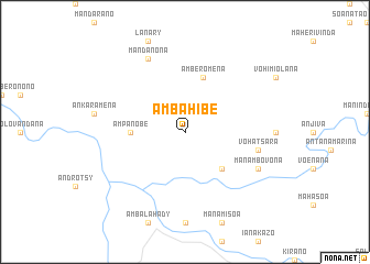 map of Ambahibe