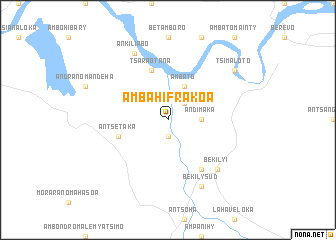 map of Ambahifrakoa