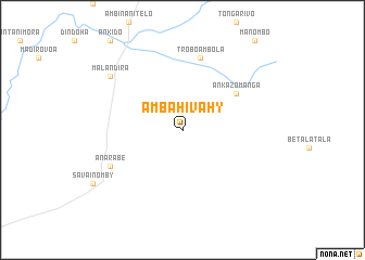 map of Ambahivahy