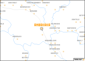 map of Ambakaka