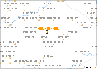 map of Ambakirano