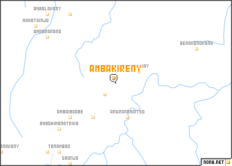 map of Ambakireny