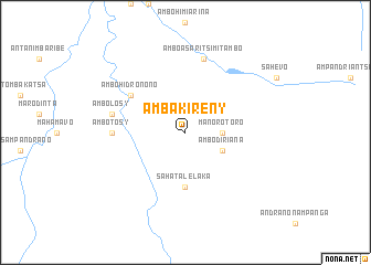 map of Ambakireny