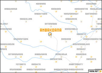 map of Ambakoana