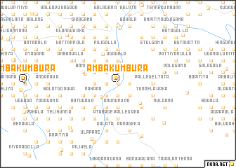 map of Ambakumbura