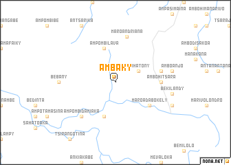 map of Ambaky