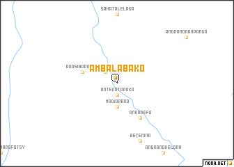 map of Ambalabako