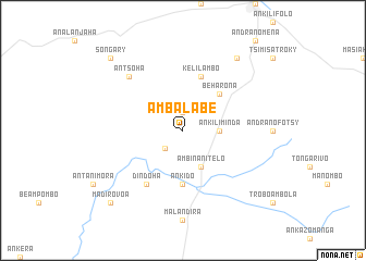 map of Ambalabe