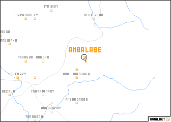 map of Ambalabe