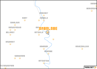 map of Ambalabe