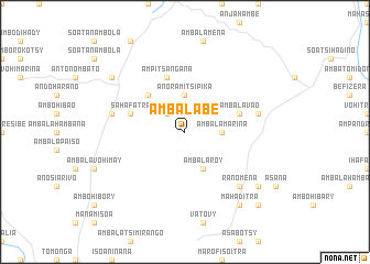 map of Ambalabe