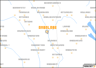 map of Ambalabe