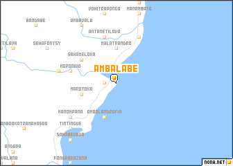 map of Ambalabe