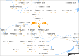 map of Ambalabe