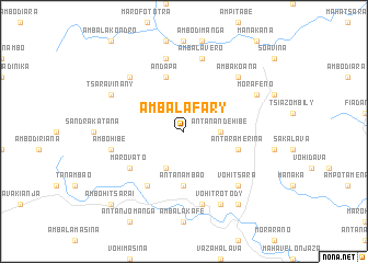 map of Ambalafary