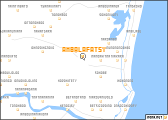 map of Ambalafatsy