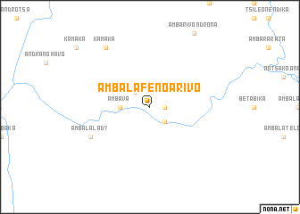 map of Ambalafenoarivo