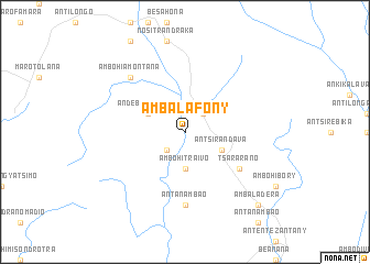 map of Ambalafony