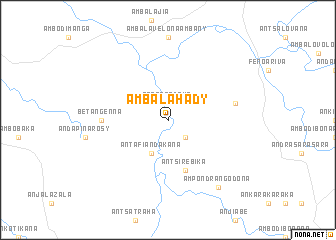 map of Ambalahady