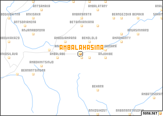 map of Ambalahasina