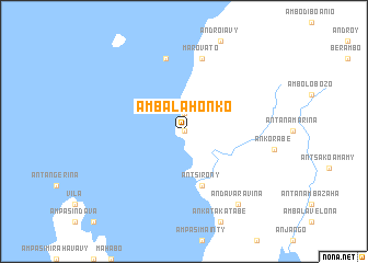 map of Ambalahonko