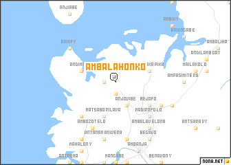 map of Ambalahonko