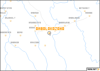 map of Ambalakazaha