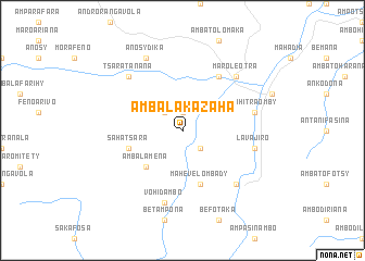 map of Ambalakazaha