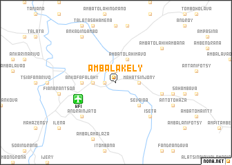 map of Ambalakely