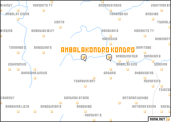 map of Ambalakondro