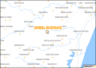 map of Ambalakondro