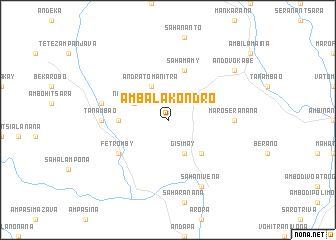 map of Ambalakondro